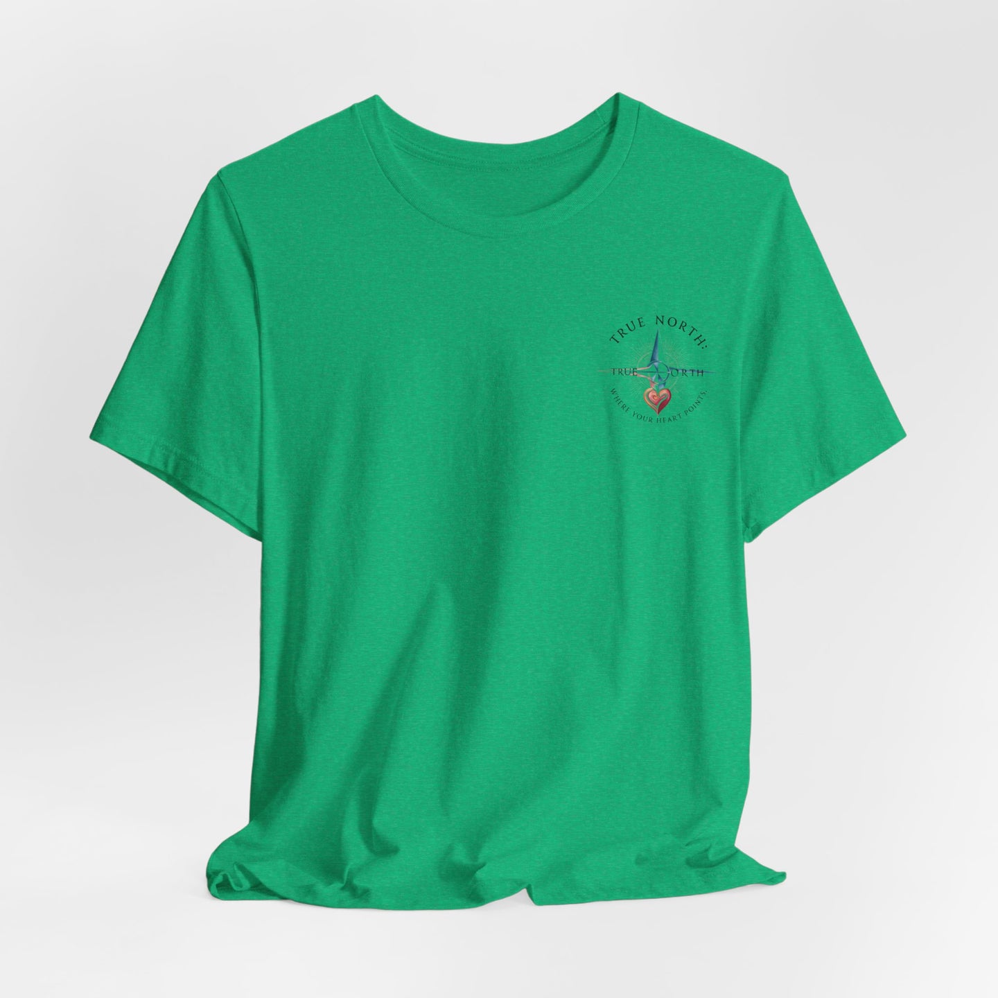 "True North: Where Your Heart Points - Elegant Compass Tee